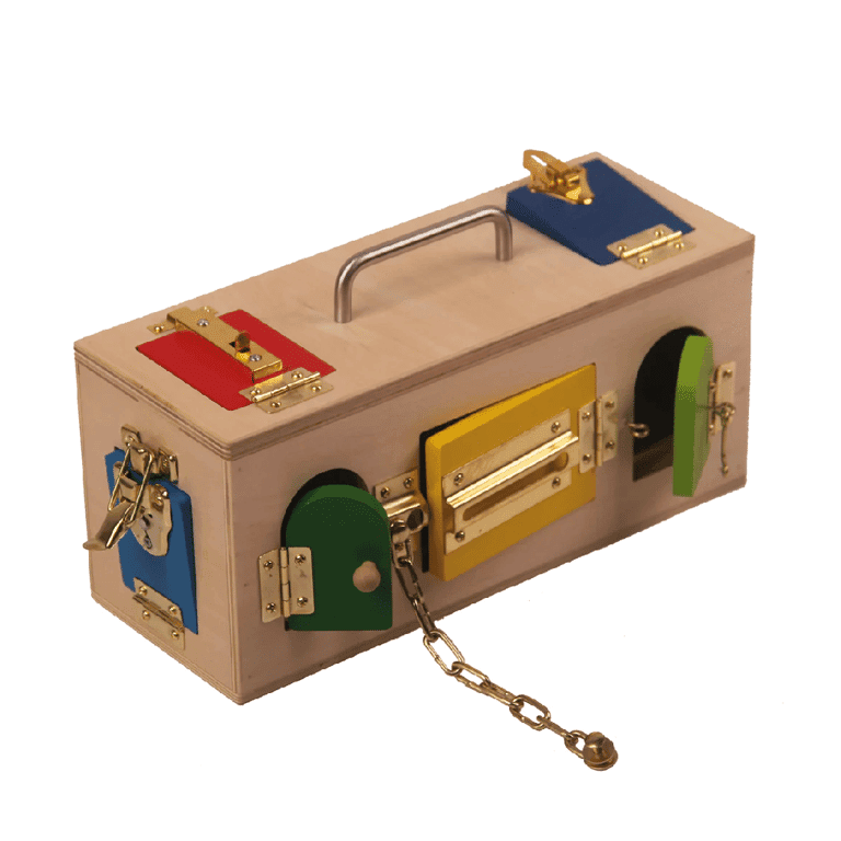 Pink Montessori Klein Slot Doosje