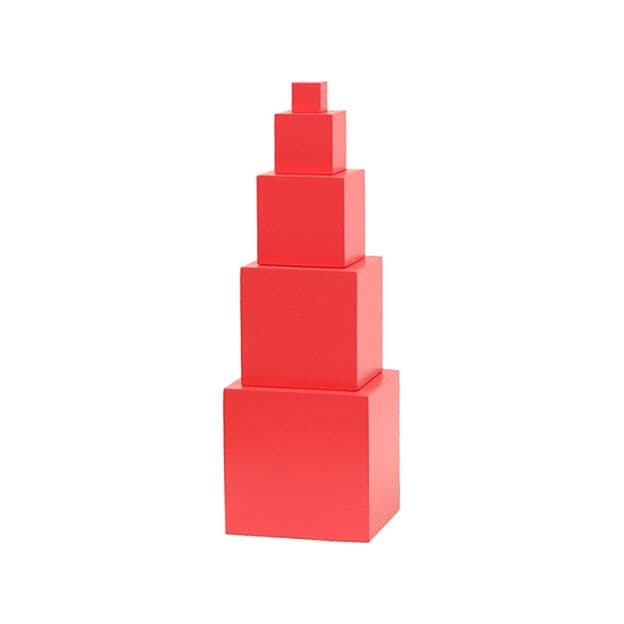 Kid Advance Montessori Peuter Roze Toren 5 Stappen