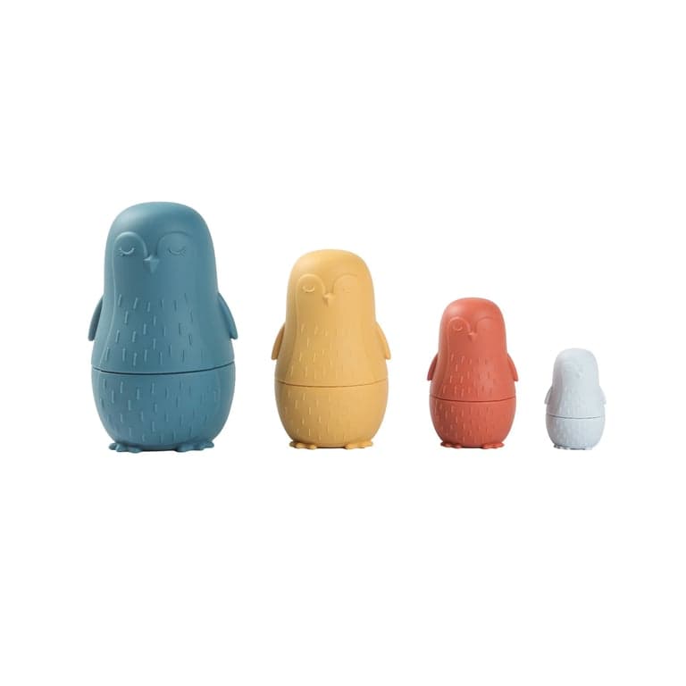 Wonder Space Nesting Dolls Pinguïn Blauw