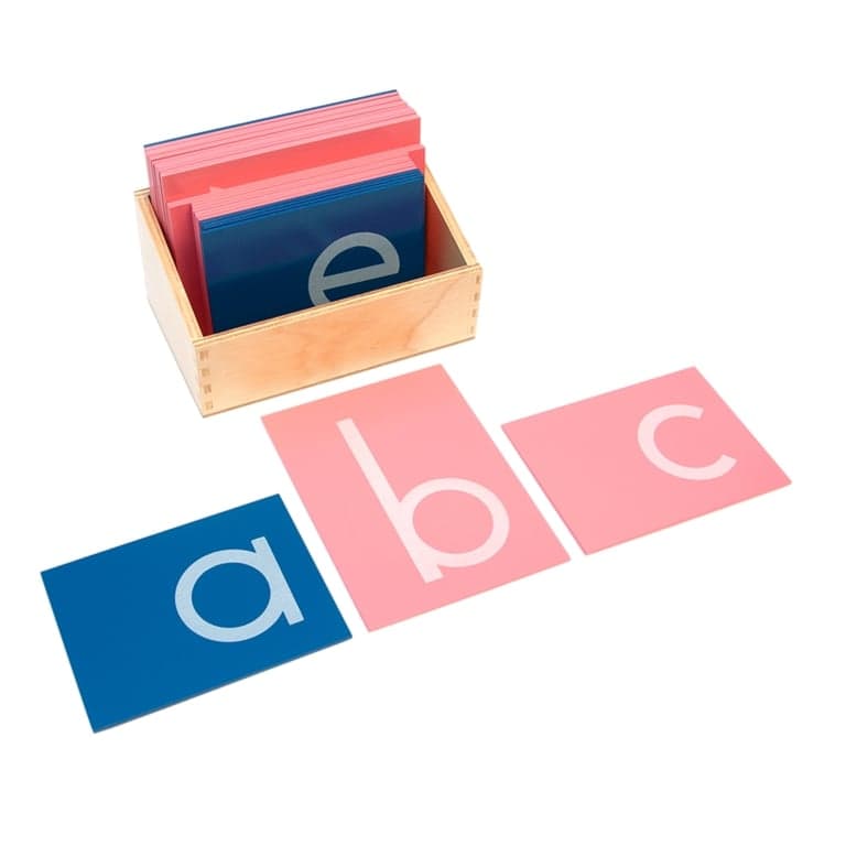 Alison's Montessori Kleine Schuurpapieren Letters Print