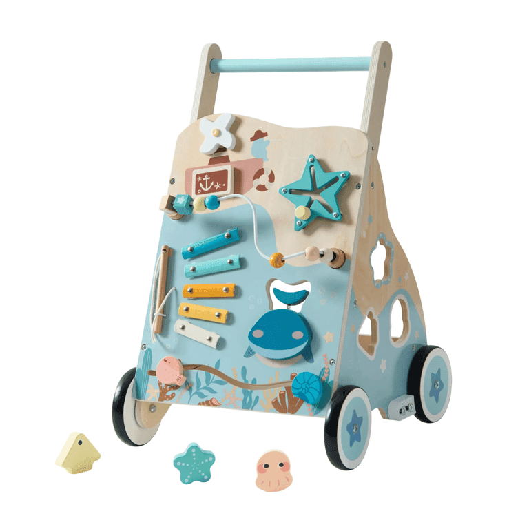 Robud Houten Baby Loopwagen Duw Speelgoed