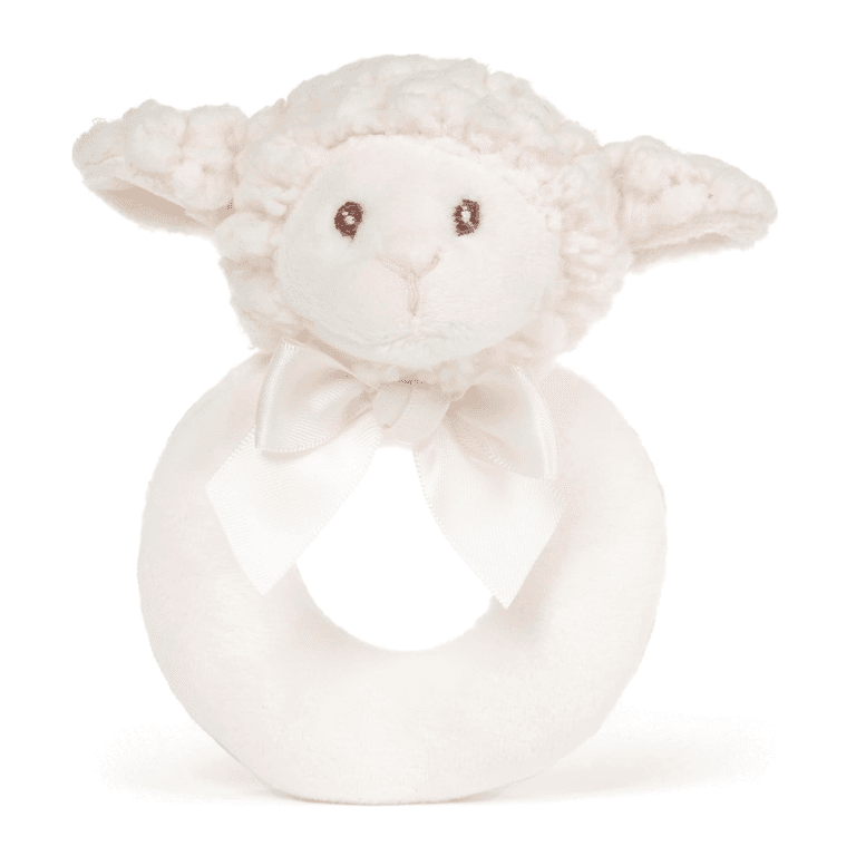 Bearington Baby Lamby Zachte Rammelaar