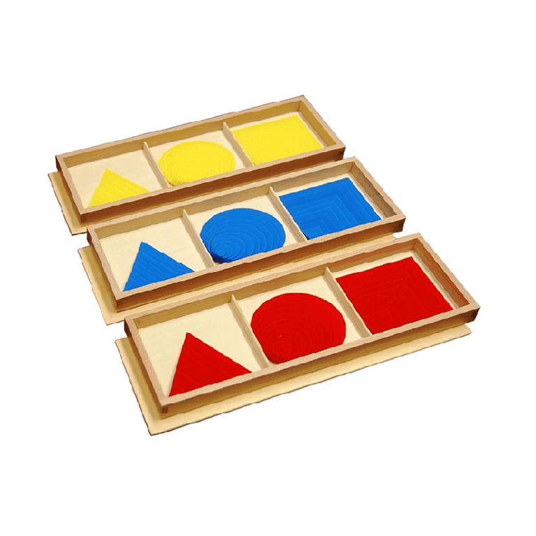 Kid Advance Montessori Cirkels, Vierkanten en Driehoeken