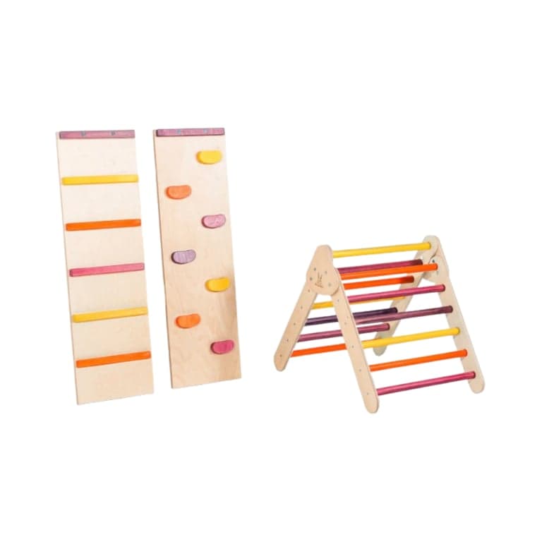 Bunny Hopkins Pikler Driehoek Sunset Safari Mini Met Ladder en Klimwand