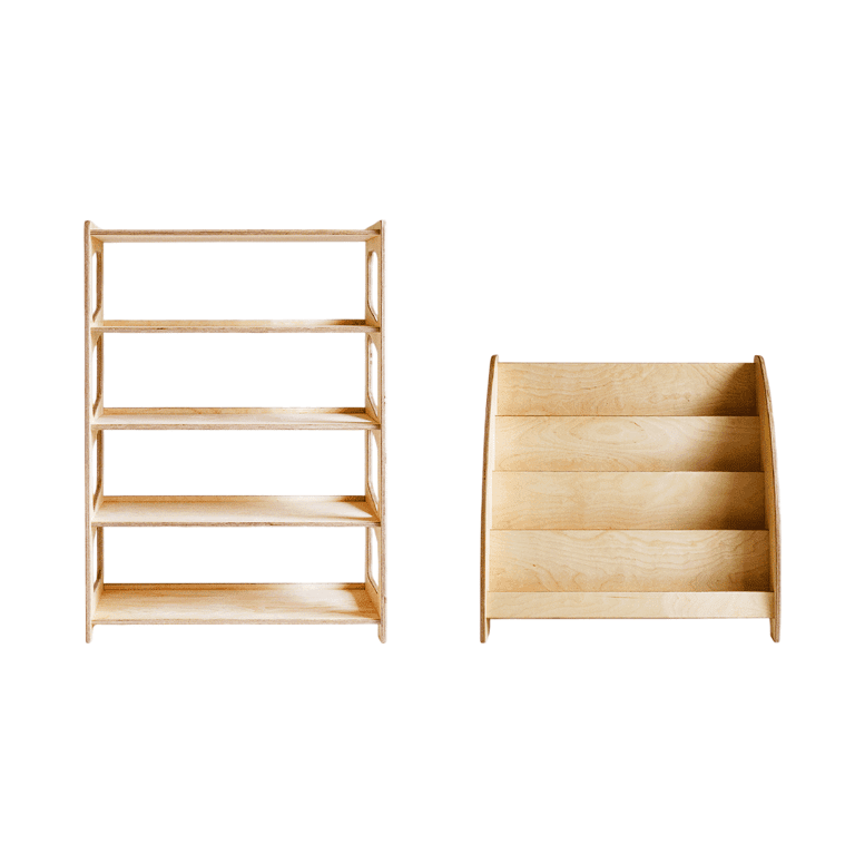 Weco Boek & Speelgoed Planken Set Transparant