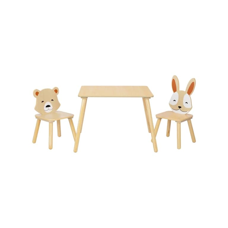 Busy Kids Tafel en 2 Stoelen Dier