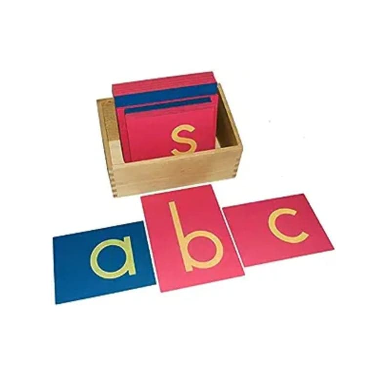 Kid Advance Montessori Kleine Letters van Schuurpapier met Doosje