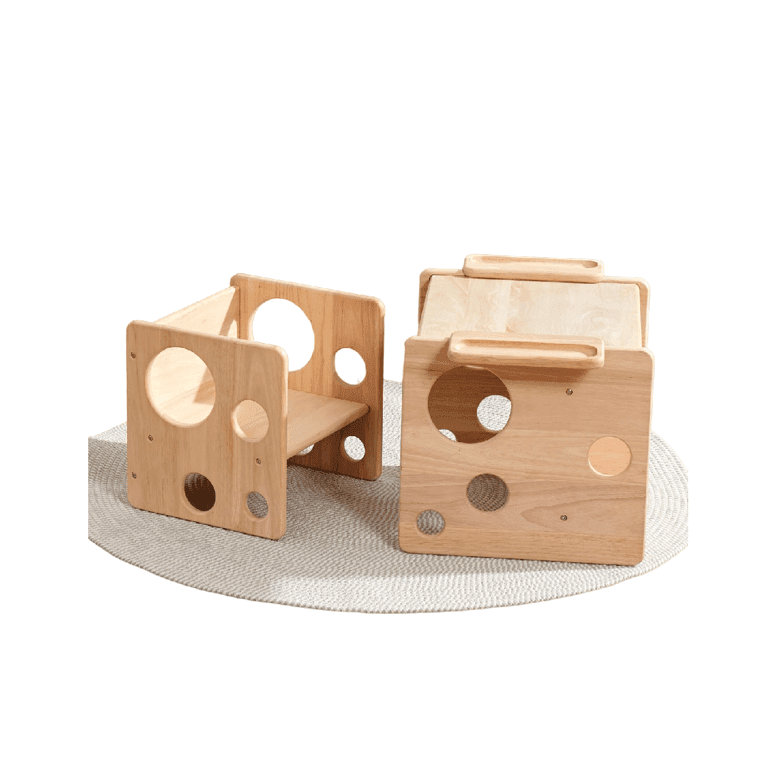 Woodtoe Montessori Speen Tafel en Stoel Set