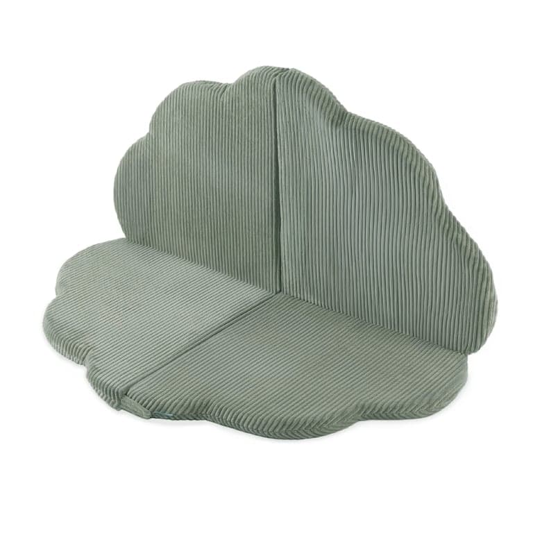 Plush Nest Corduroy Speelmat Bloem Groen