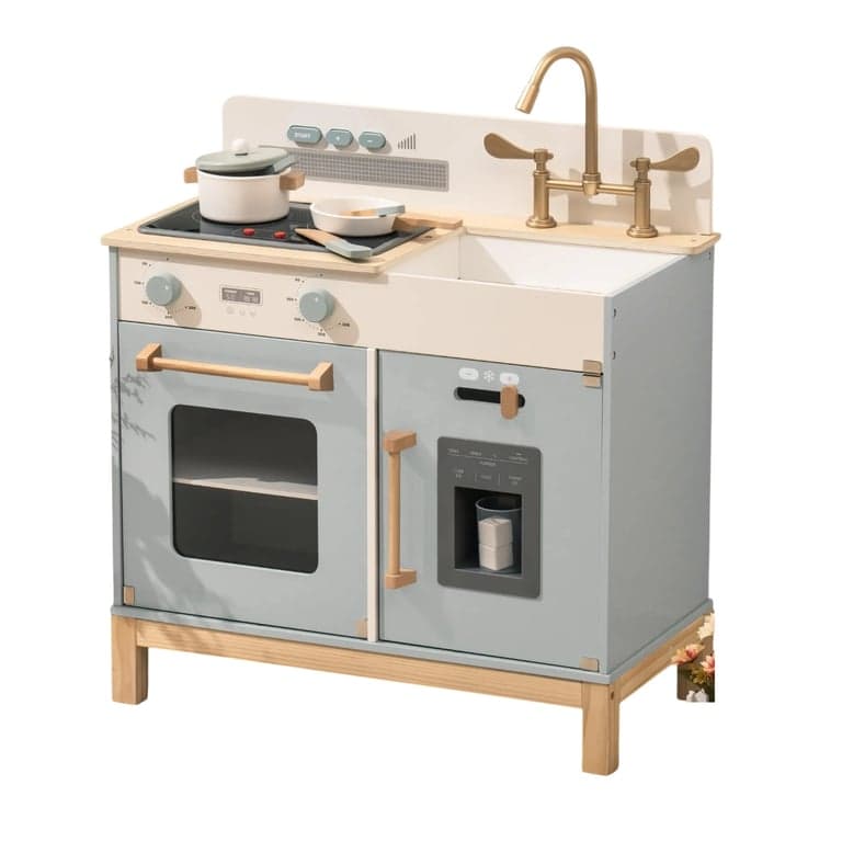 Robud Houten Kinder Speelkeuken Montessori Blauw
