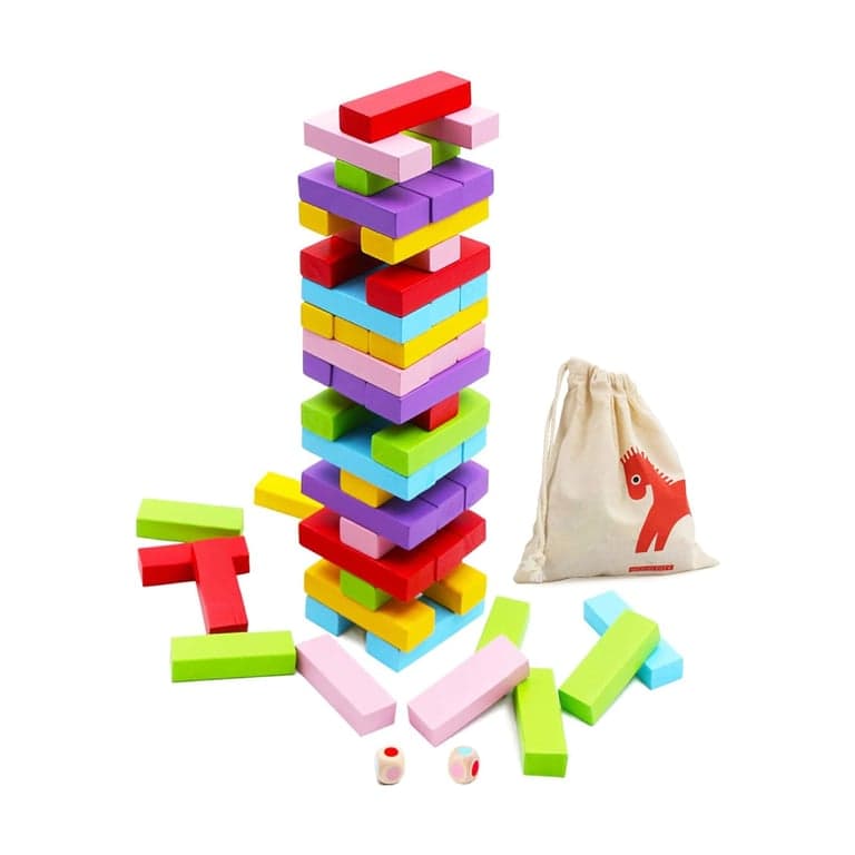 Gentle Monster Houten Kleurrijke Stapelblokken Spel