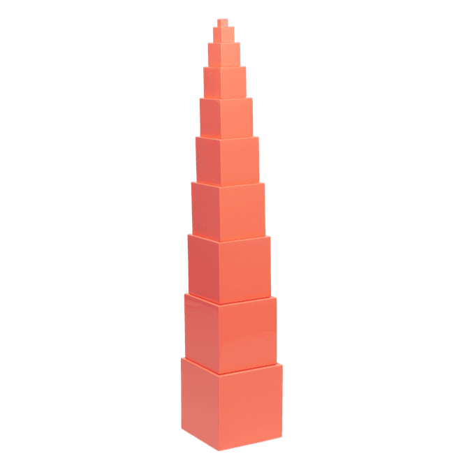 Alison's Montessori Roze Toren Set Premium Kwaliteit