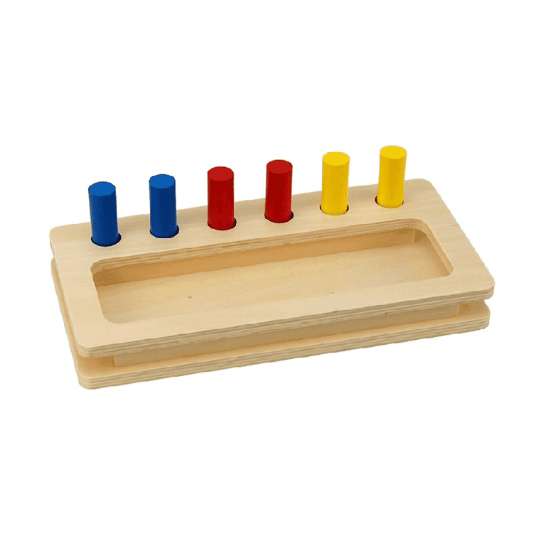 Kid Advance Montessori Inwerpkistjes met Pinnen