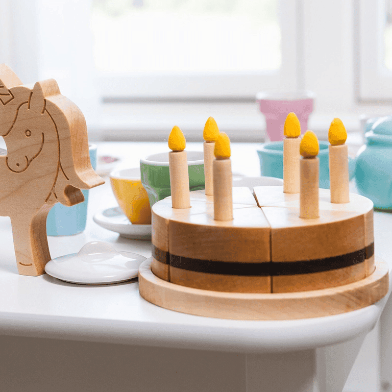 Play Nice Houten Speelgoed Verjaardagstaart