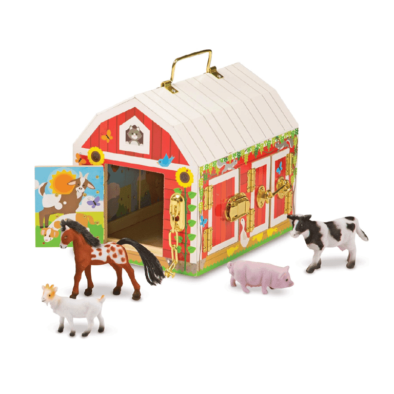 Melissa & Doug Slot & Grendel Speelgoed Boerderijdieren