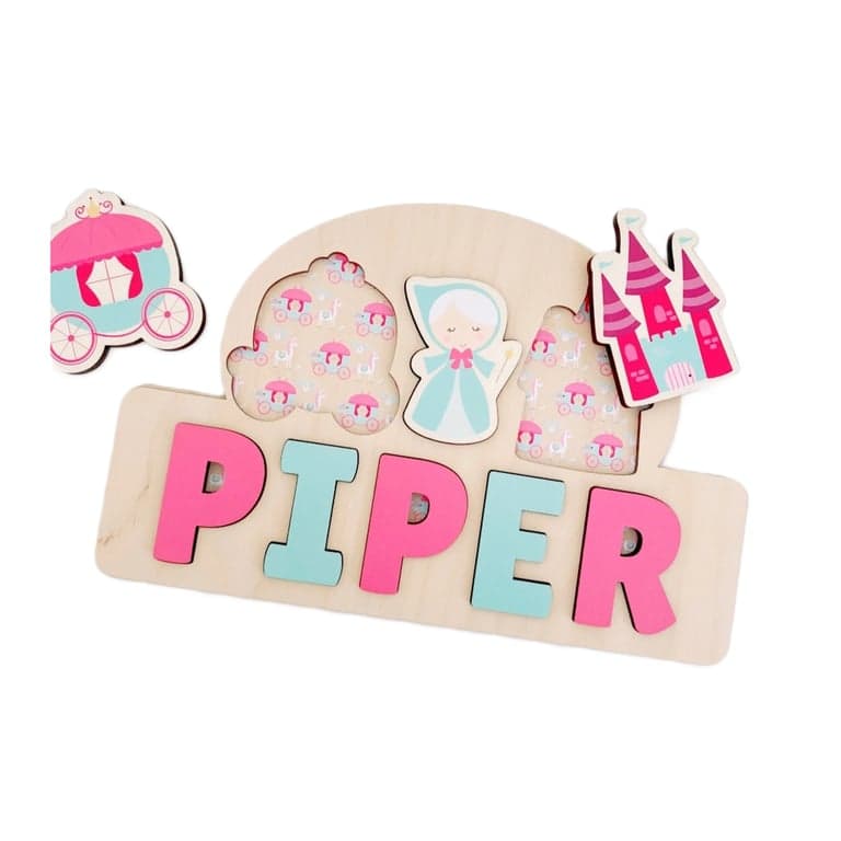 Vellamaes Houten Naampuzzel 5 Letters Prinses Sprookje