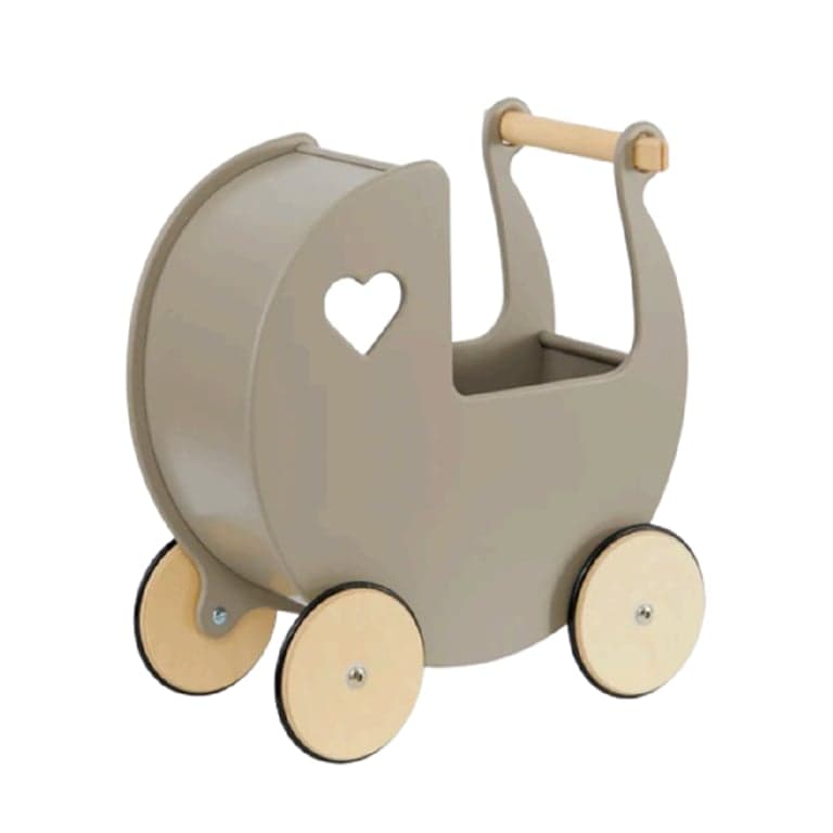 Moover Walker Traditionele Poppenwagen Warm Grijs (Voor Ervaren Wandelaars 18+ Maanden)