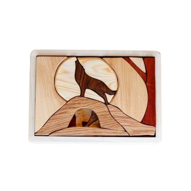 Cocoletes Dubbele Lagen Puzzel Wolf Familie