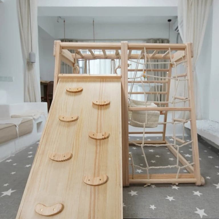 Riababy Houten Indoor Klim Speelhuis