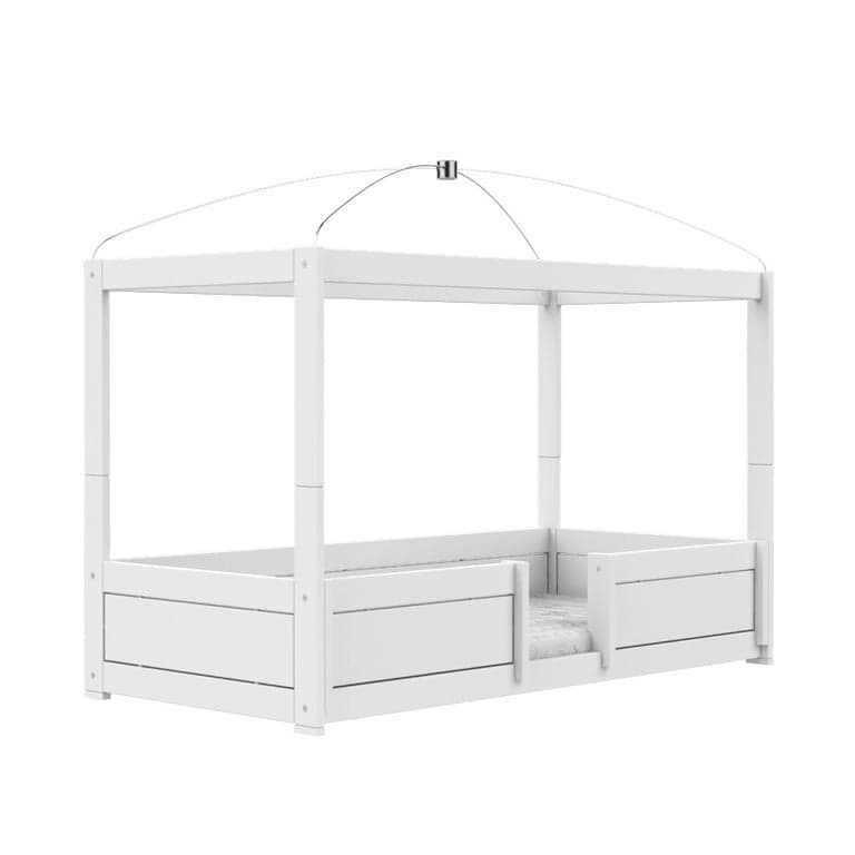 LIFETIME Kidsroom 4-in-1 Bed met Hemel Wit Standaard