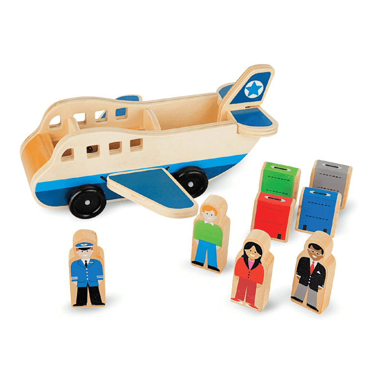 Melissa & Doug Houten Vliegtuig Speelgoed Set