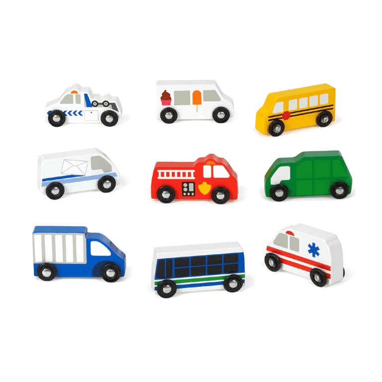 Melissa & Doug 9-Delige Autoset