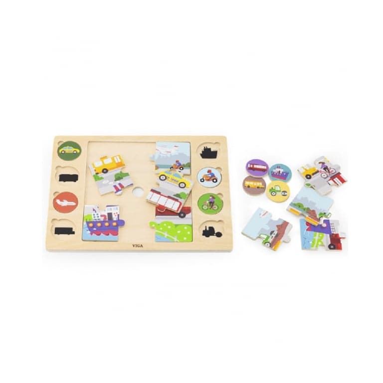 Viga Raad de Schaduw Puzzel Voertuigen