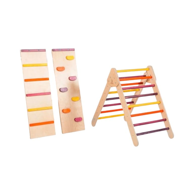 Bunny Hopkins Pikler Driehoek Sunset Safari Origineel Met Ladder en Klimwand