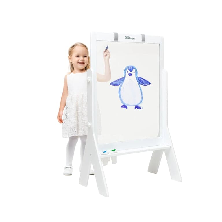 Little Partners Kiekeboe Clear Schildersezel Zacht Wit