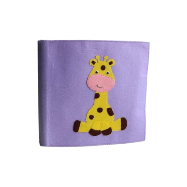 NONO Shop Gepersonaliseerd Vilten Stille Boek Giraffe