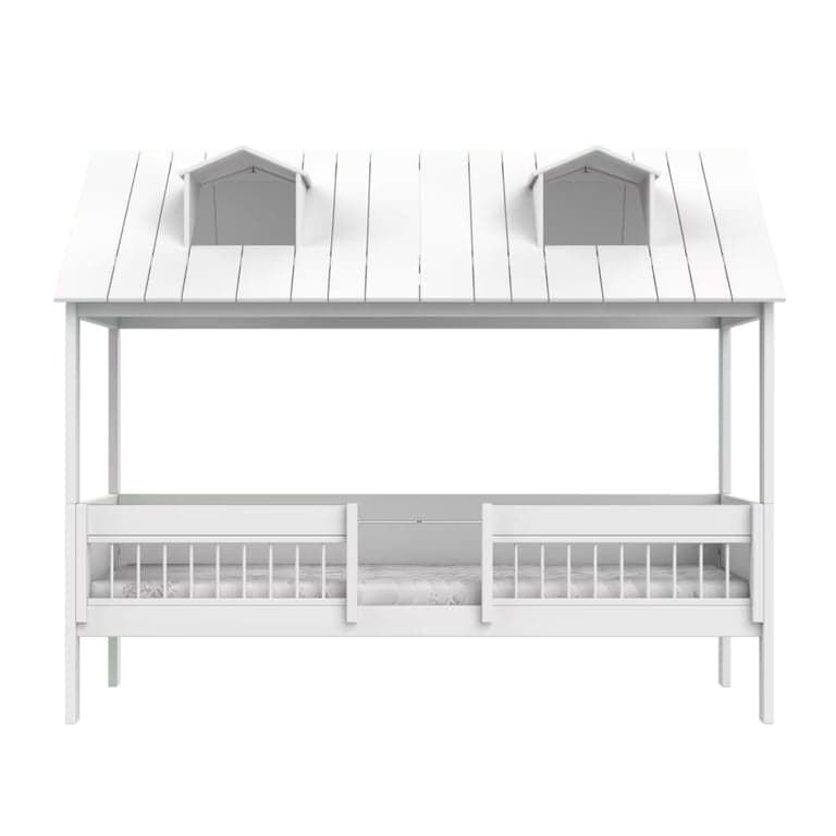 LIFETIME Kidsroom Strandhuisje Bed 90 x 200 cm Wit Premium