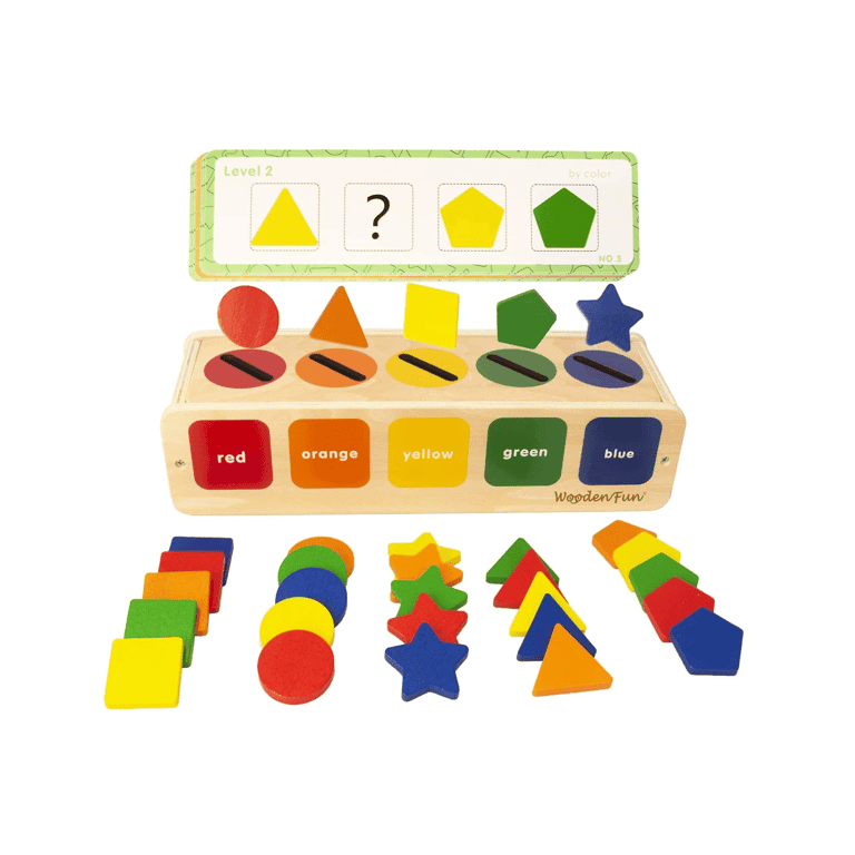 WOODENFUN Kleur Sorteer Spel