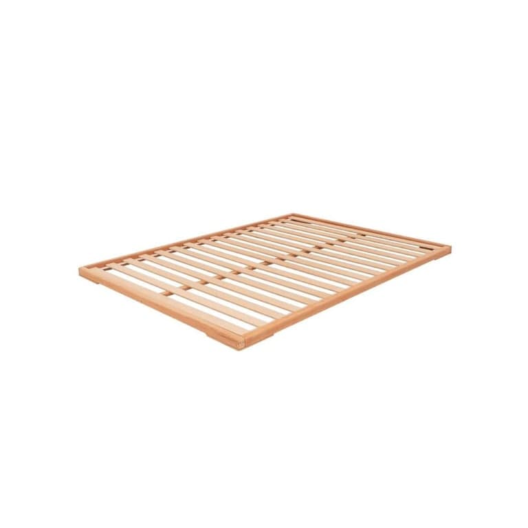 BusyWood Vloerbed Zen met Latten Queensmaat Naturel