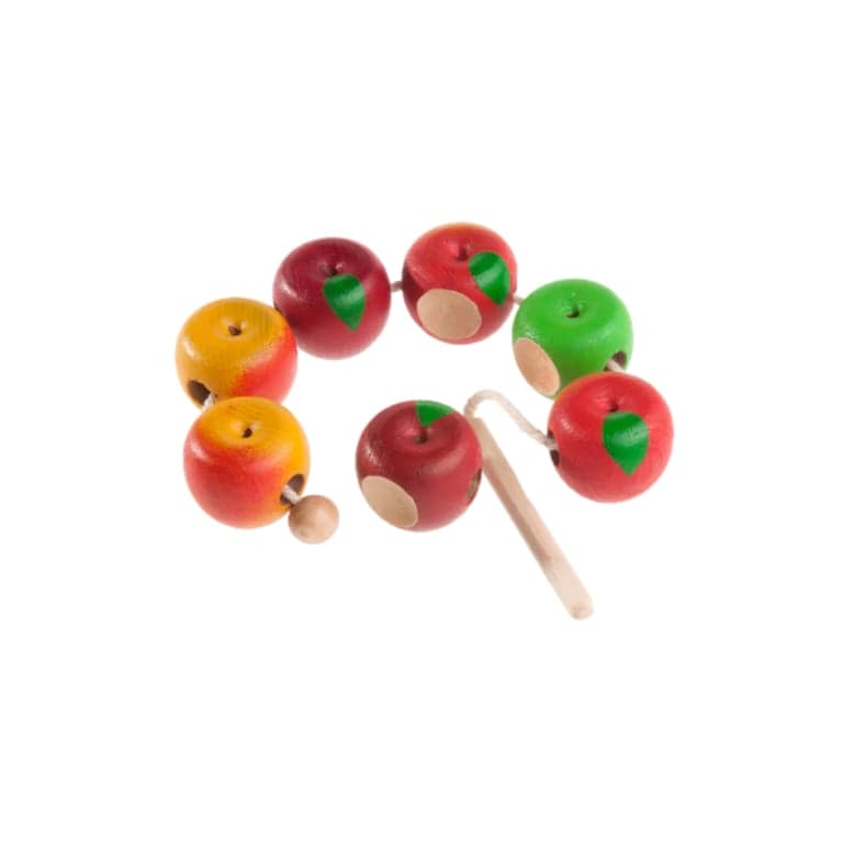 PoppyBabyCo Houten Appels Veter Speelgoed