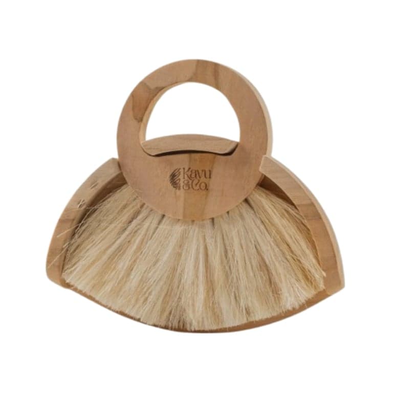 Kayu & Co. Houten Stoffer en Blik Klein 17 cm