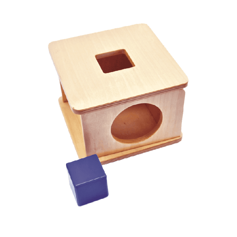 Alison's Montessori Kiekeboe kistjes met Kubus