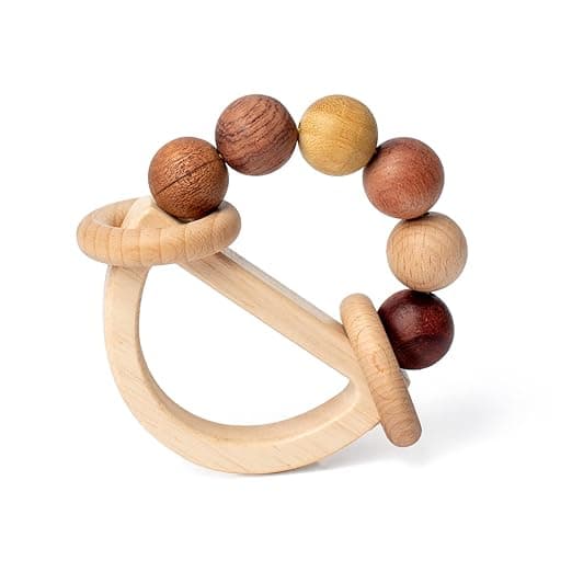 Busy Edition Houten Baby Ring Rammelaar