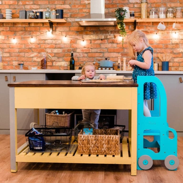 Family SCL Verstelbare Auto Leertoren Blauw