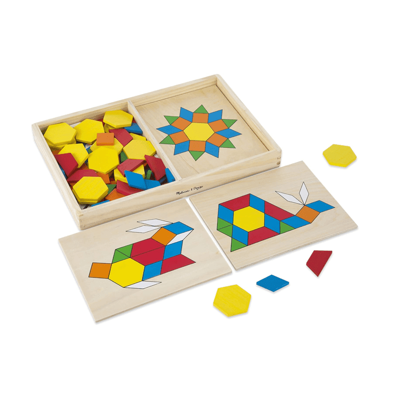 Melissa & Doug Houten Tangram Puzzel Standaard
