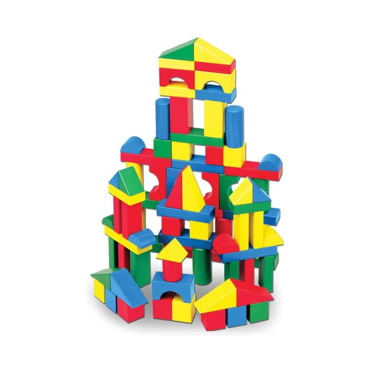 Melissa & Doug Houten Bouwstenen Set