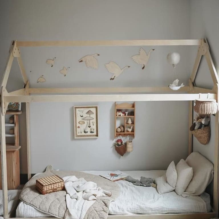 Real Play Kids Tweelingformaat Vloerbed Huisvormig